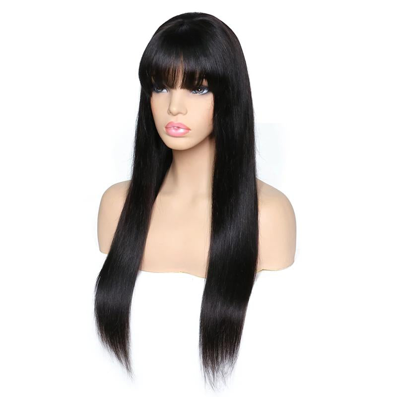 360 LACE FRONT WIG STRAIGHT WITH BANG