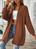 Open Front Long Sleeve Cardigan