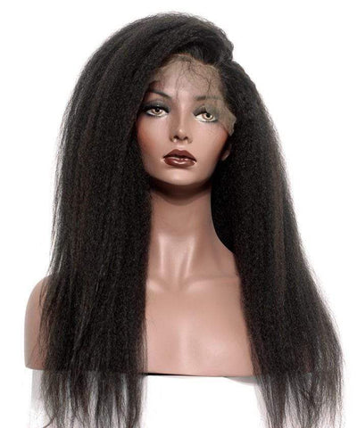 360 LACE FRONTAL WIG KINKY STRAIGHT